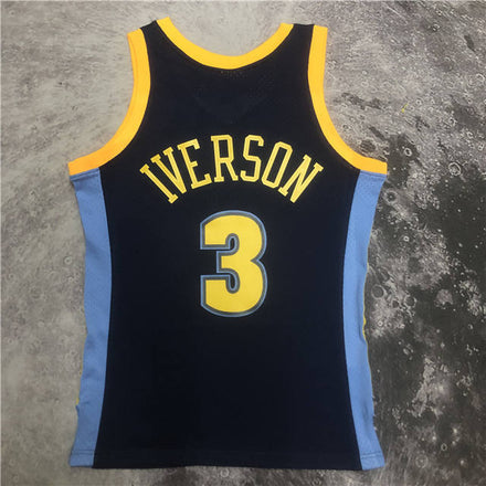 Allen Iverson #3 Nuggets Jersey Front