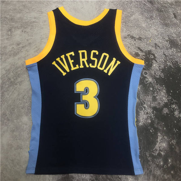 Allen Iverson #3 Nuggets Jersey Front