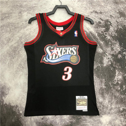 Philadelphia 76ers Black Jersey - 1997-98 Allen Iverson