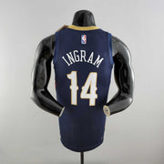 New Orleans Pelicans Navy Blue Jersey 4