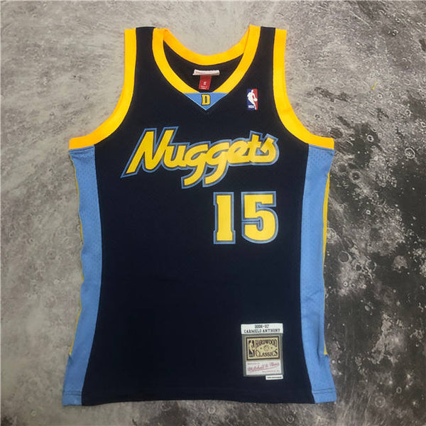 Carmelo Anthony #15 Nuggets Jersey Back