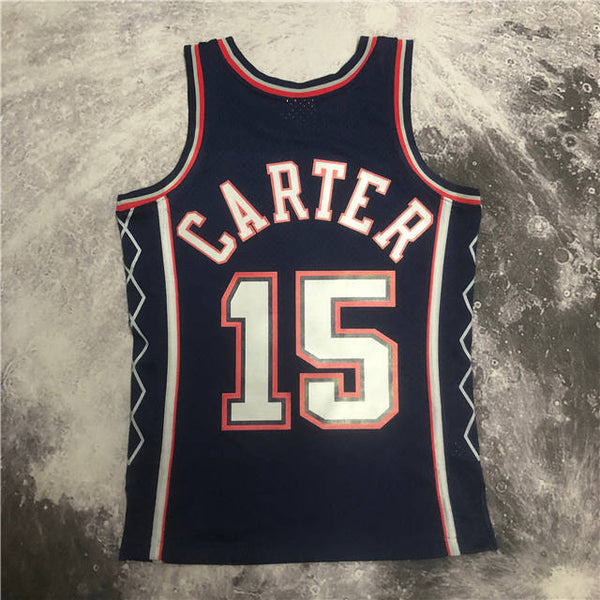 Vince Carter #15 Nets Jersey Back