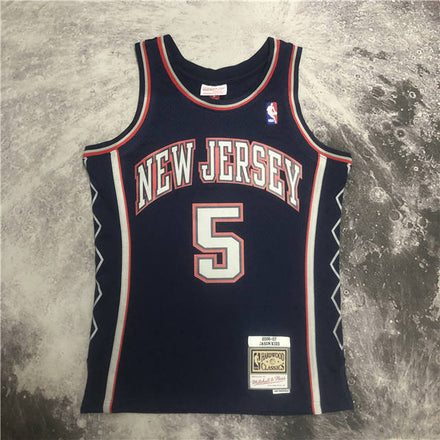 Jason Kidd #5 Nets Jersey Front