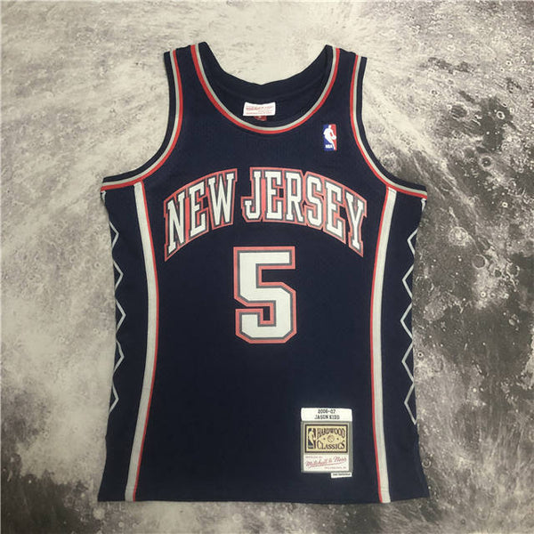 Jason Kidd #5 Nets Jersey Front