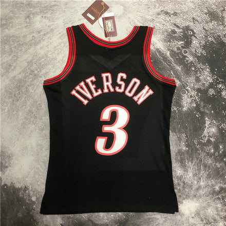 Philadelphia 76ers Black Jersey - 1997-98 Allen Iverson